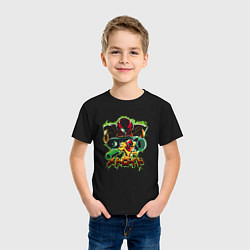Футболка хлопковая детская Samus Aran, цвет: черный — фото 2