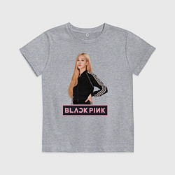 Детская футболка Блэкпинк Роза