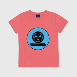 Футболка хлопковая детская Клан Дзёдзай Total War: Shogun 2, цвет: коралловый