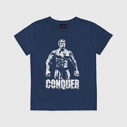 Футболка хлопковая детская Arnold conquer, цвет: тёмно-синий