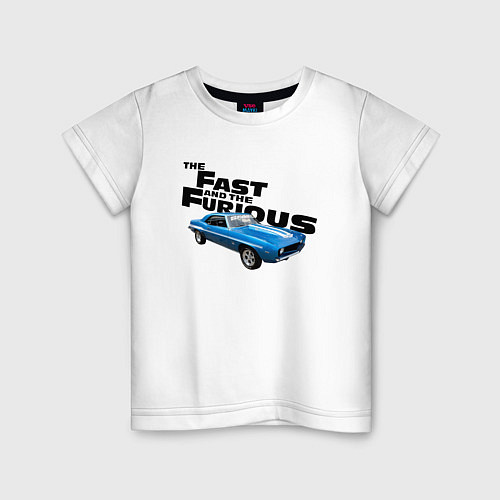 Детская футболка Chevrolet Camaro SS / Белый – фото 1