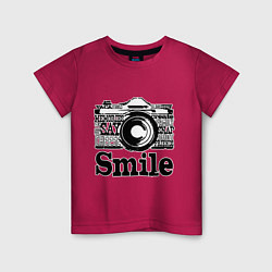 Детская футболка Smile camera