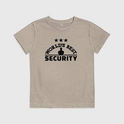 Детская футболка Лучший охранник в мире