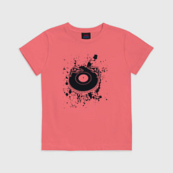 Детская футболка Vinyl dj