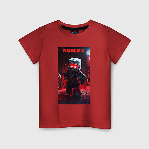 Детская футболка Roblox red style / Красный – фото 1