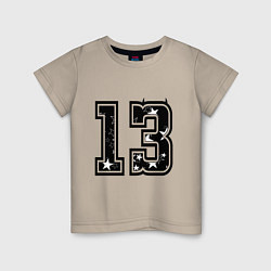 Детская футболка Год рождения номер регион 13 тринадцать