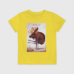 Детская футболка Лось хоба