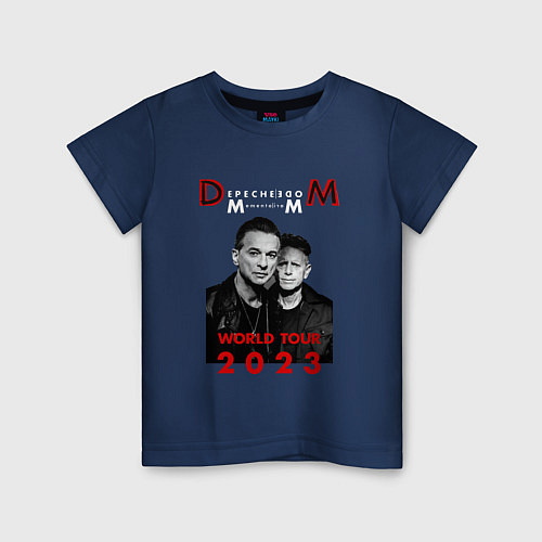 Детская футболка Depeche Mode - Memento Mori Dave and Martin / Тёмно-синий – фото 1