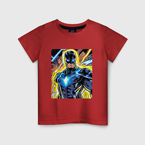 Детская футболка Супергерой комиксов / Красный – фото 1