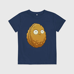 Футболка хлопковая детская Стенорех, цвет: тёмно-синий