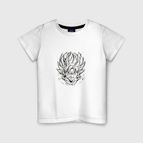 Детская футболка Персонаж Goku / Белый – фото 1