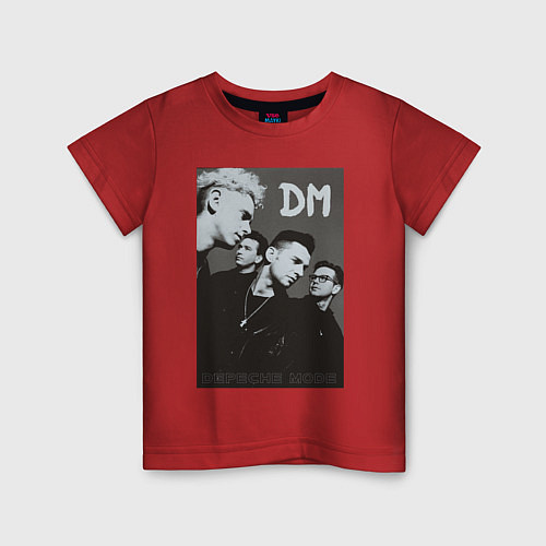 Детская футболка Depeche Mode 90 Violator / Красный – фото 1