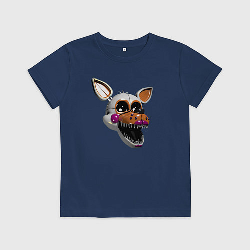 Детская футболка Голова Мангла / Тёмно-синий – фото 1