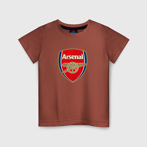 Детская футболка Arsenal fc sport / Кирпичный – фото 1