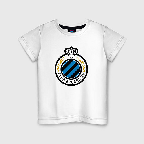 Детская футболка Brugge fc sport / Белый – фото 1