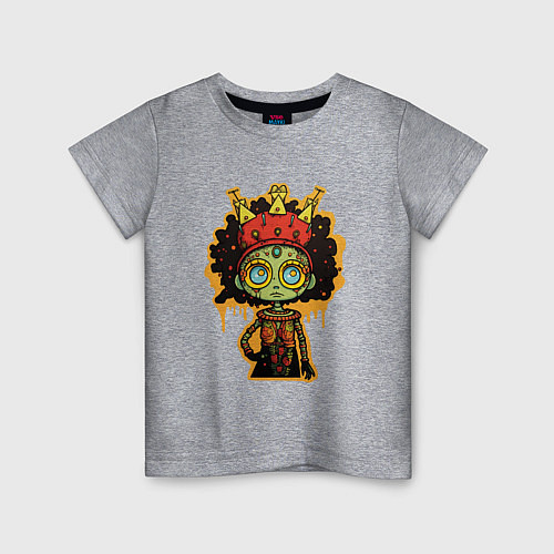Детская футболка Королева мертвых / Меланж – фото 1