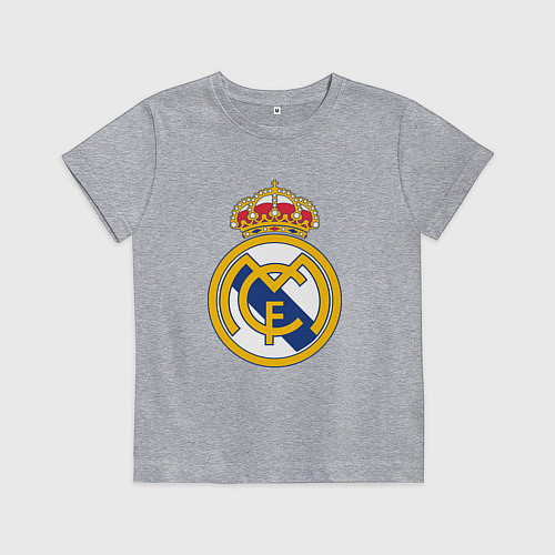 Детская футболка Real madrid fc sport / Меланж – фото 1