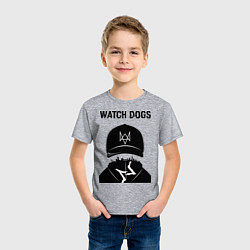 Футболка хлопковая детская You will be Hacker, цвет: меланж — фото 2