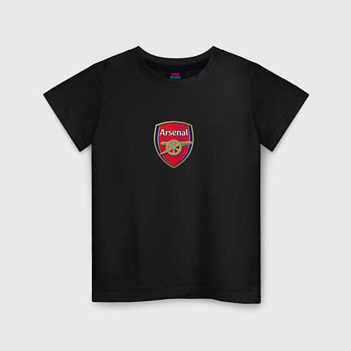 Детская футболка Arsenal fc sport club / Черный – фото 1