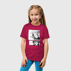 Футболка хлопковая детская Манга Хоримия, цвет: маджента — фото 2