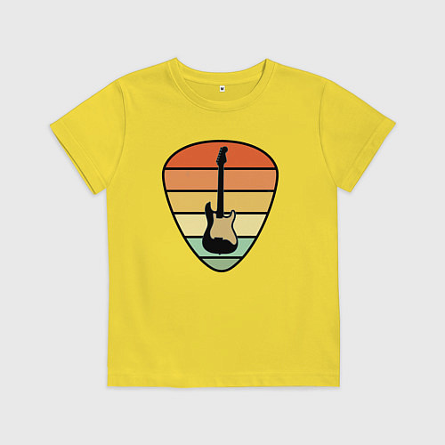 Детская футболка Медиатор / Желтый – фото 1