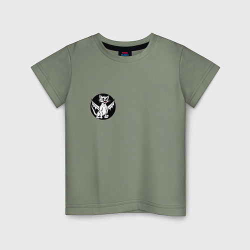 Детская футболка Котодракон / Авокадо – фото 1