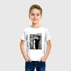 Футболка хлопковая детская Depeche Mode - Dave Gahan by Anton Corbijn, цвет: белый — фото 2