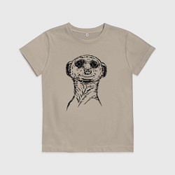 Детская футболка Сурикат любопытный