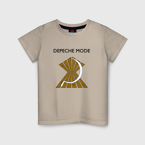 Детская футболка Depeche Mode - A broken frame october tour / Миндальный – фото 1