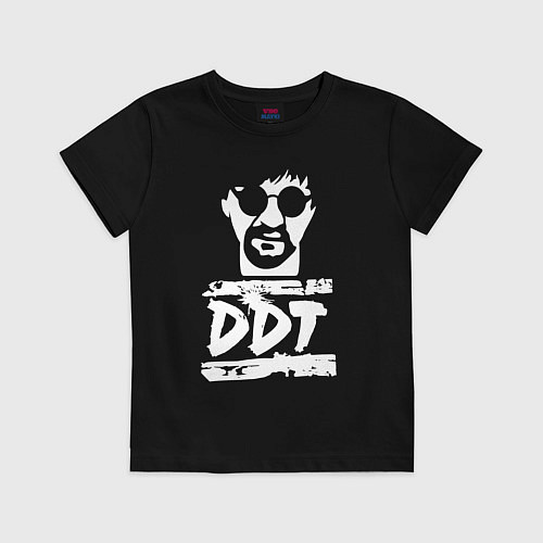 Детская футболка DDT - Юрий Шевчук / Черный – фото 1