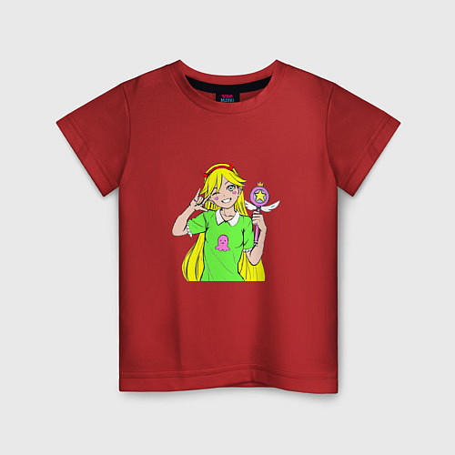 Детская футболка Принцесса Звёздочка / Красный – фото 1
