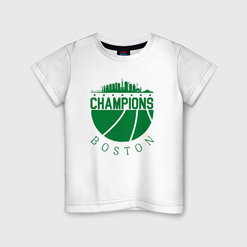 Детская футболка Boston champions / Белый – фото 1