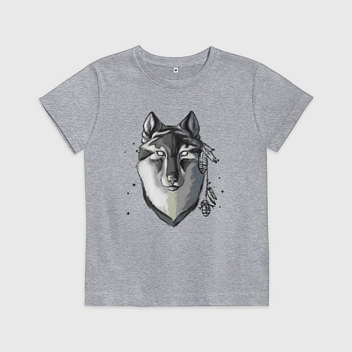 Детская футболка Ghost Wolf / Меланж – фото 1