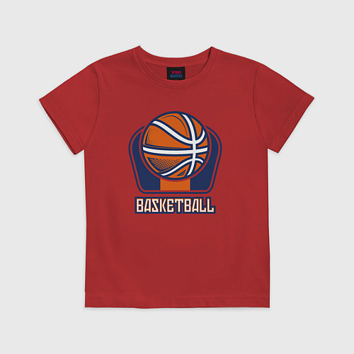 Детская футболка Style basketball / Красный – фото 1