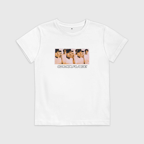 Детская футболка Camouflage - Sensor single / Белый – фото 1