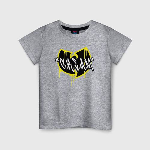 Детская футболка Wu-Tang cream / Меланж – фото 1