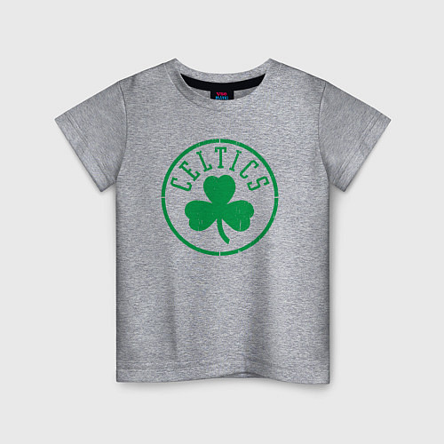 Детская футболка Boston Celtics clover / Меланж – фото 1