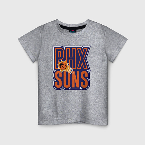 Детская футболка Phx Suns / Меланж – фото 1