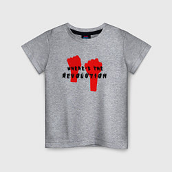 Футболка хлопковая детская Depeche Mode - Revolution mode, цвет: меланж