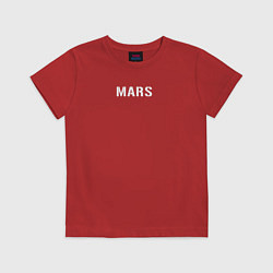Футболка хлопковая детская Mars 30STM, цвет: красный