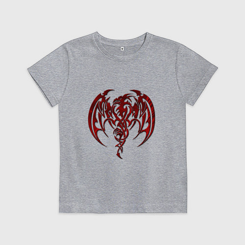 Детская футболка Кельтский дракон / Меланж – фото 1