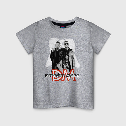 Детская футболка Depeche Mode - Dave and Martin memeto mori tour / Меланж – фото 1