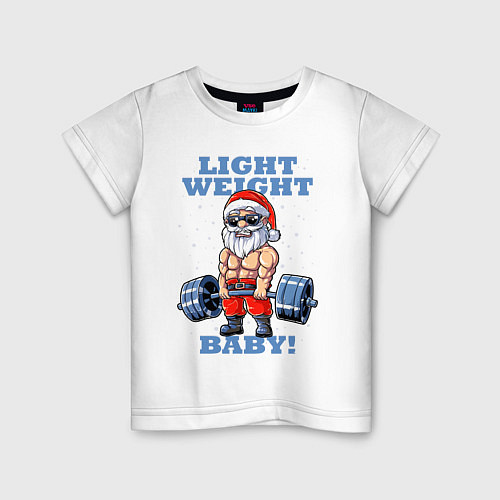 Детская футболка Легкий вес детка / Белый – фото 1