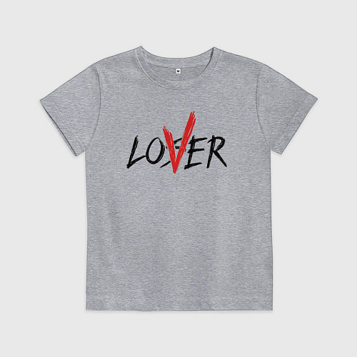Детская футболка Loser lover / Меланж – фото 1