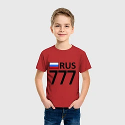 Футболка хлопковая детская RUS 777, цвет: красный — фото 2