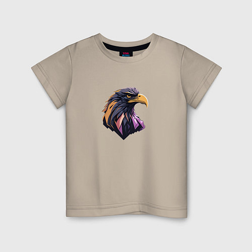 Детская футболка Иллюстрация орла / Миндальный – фото 1