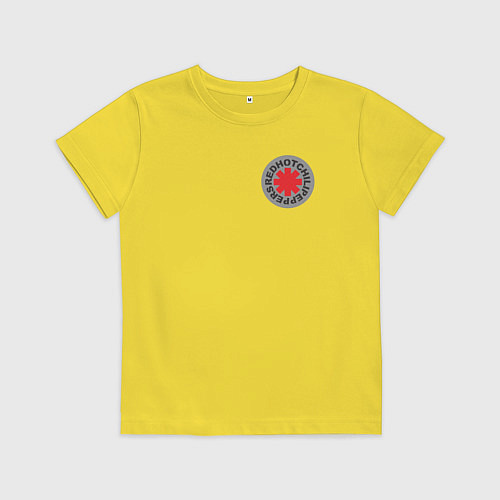 Детская футболка Red Hot Chili Peppers эмблема / Желтый – фото 1