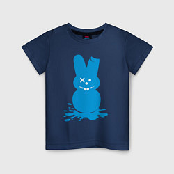 Футболка хлопковая детская Blue bunny, цвет: тёмно-синий