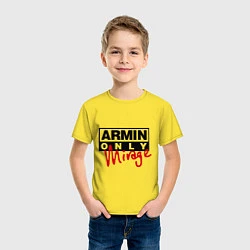 Футболка хлопковая детская Armin Only: Mirage, цвет: желтый — фото 2