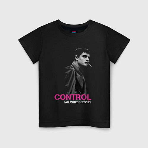 Детская футболка Joy Division - Control film / Черный – фото 1